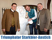 Triumphatoranstich mit Christian Springer Starkbierfest im Löwenbräukeller - der Triumphator kehrt zurück.  (©Foto. Ingrid Grossmann)